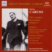 CARUSO, Enrico: Complete Recordings, Vol. 9 (1914-1916)
