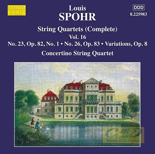 Spohr: String Quartets Vol. 16