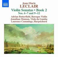Leclair: Violin Sonatas Book 2 - Nos. 6-7 and 9-12