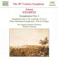 STAMITZ Johann: Symphonies Vol. 1