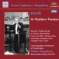 BACH: St. Matthew Passion BWV 244 - 1929-39