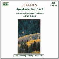 Sibelius: Symphonies 4 & 3