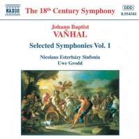VANHAL: Symphonies Vol. 1