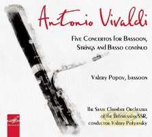 Vivaldi: Five concertos for Bassoon