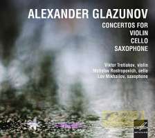 WYCOFANY  Glazunov: Concertos for Violin, Cello,  Saxophone
