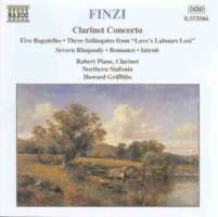FINZI: Clarinet Concertos
