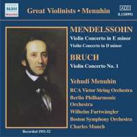 Bruch / Mendelssohn: Violin Concertos