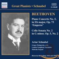 GREAT PIANISTS - SCHNABEL: Beethoven: P.