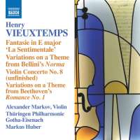 Vieuxtemps: Fantasie; Variations; Violin Concerto No. 8
