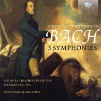 WYCOFANY  J.C.F. Bach: 3 Symphonies