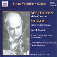 Beethoven: Violin Concerto / Mozart: Violin Concerto No 4