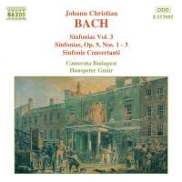 BACH J. C.: Sinfonias vol. 3