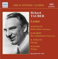 Richard Tauber sings Lieder vol.1