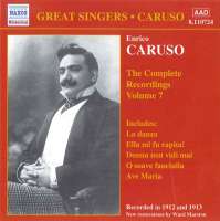 CARUSO, Enrico: Complete Recordings, Vol. 7 (1912-1913)