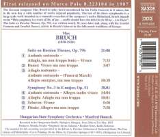 BRUCH: Symphony no. 3