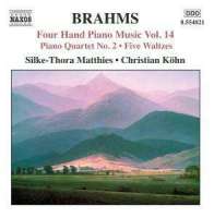 BRAHMS: Four-Hand Piano Music Vol. 14