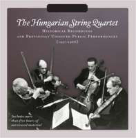 Hungarian String Quartet - Historical Recordings