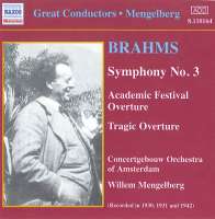 BRAHMS: Symphony no. 3