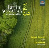 Tartini: Sonatas for violin and basso continuo Vol. 3