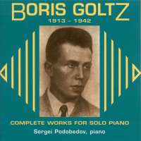Goltz: Complete Works for Solo Piano