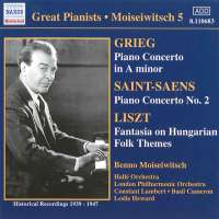 WYCOFANY   GRIEG / SAINT-SAENS: Piano Concertos / LISZT: Hungarian Fantasy