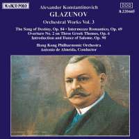 GLAZUNOV: Orchestral works vol. 3