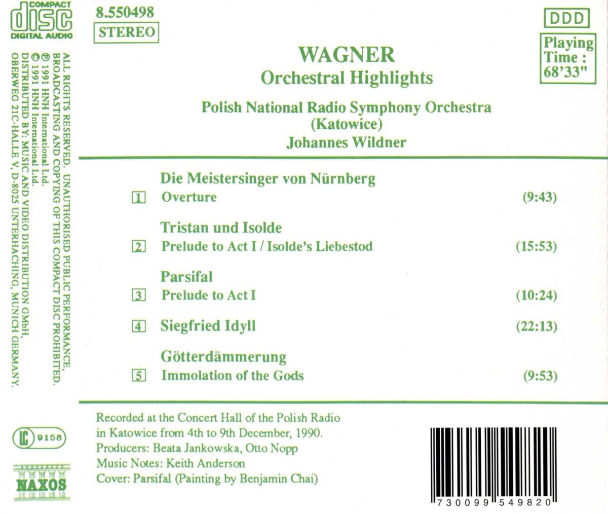 Wagner: Orchestral Highlights from Operas - Tristan, Siegfried, ... - slide-1