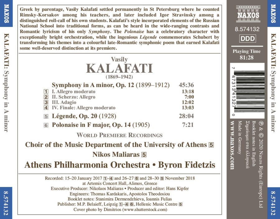 Kalafati: Symphony in A minor - slide-1