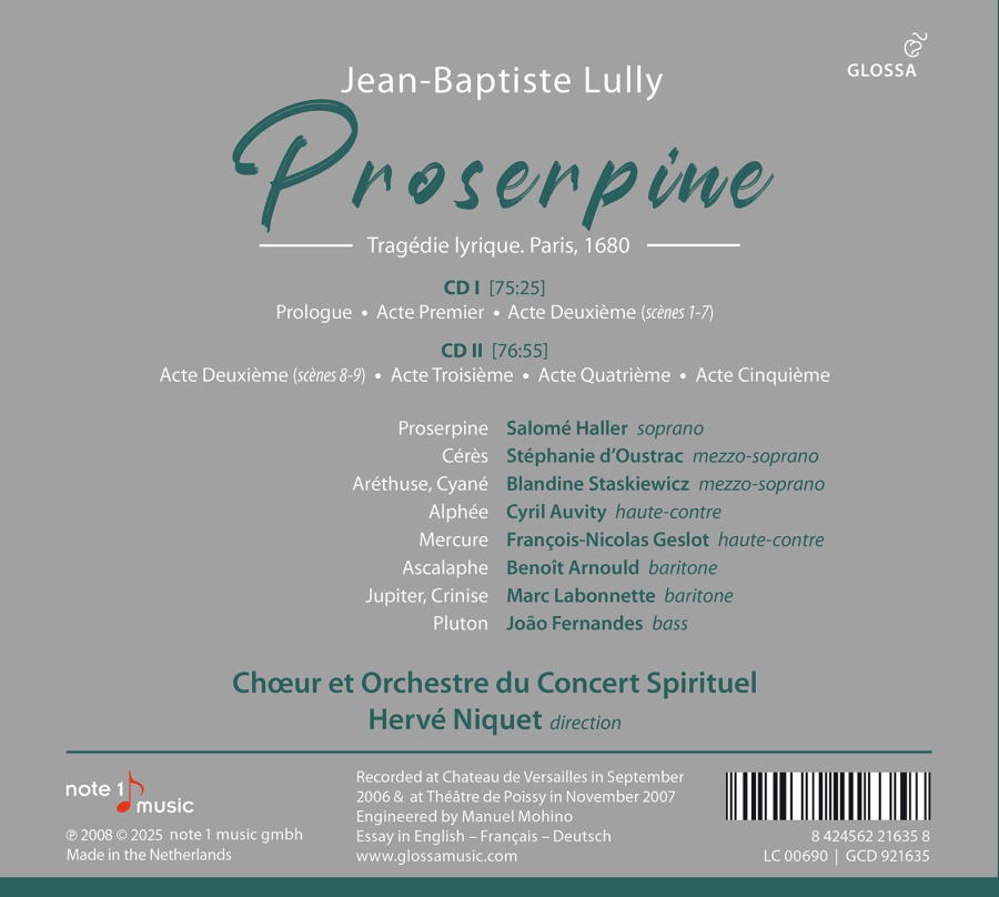 Lully: Proserpine - slide-1