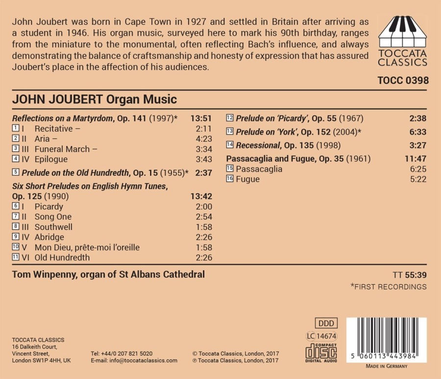 Joubert: Organ Music - slide-1