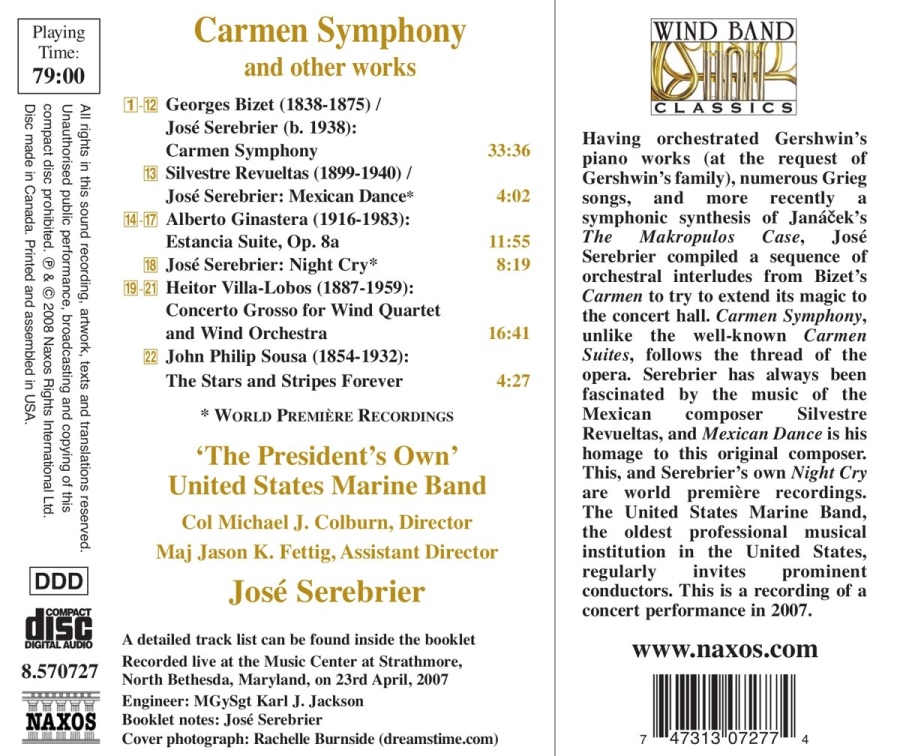BIZET / SEREBRIER: Carmen Symphony - slide-1