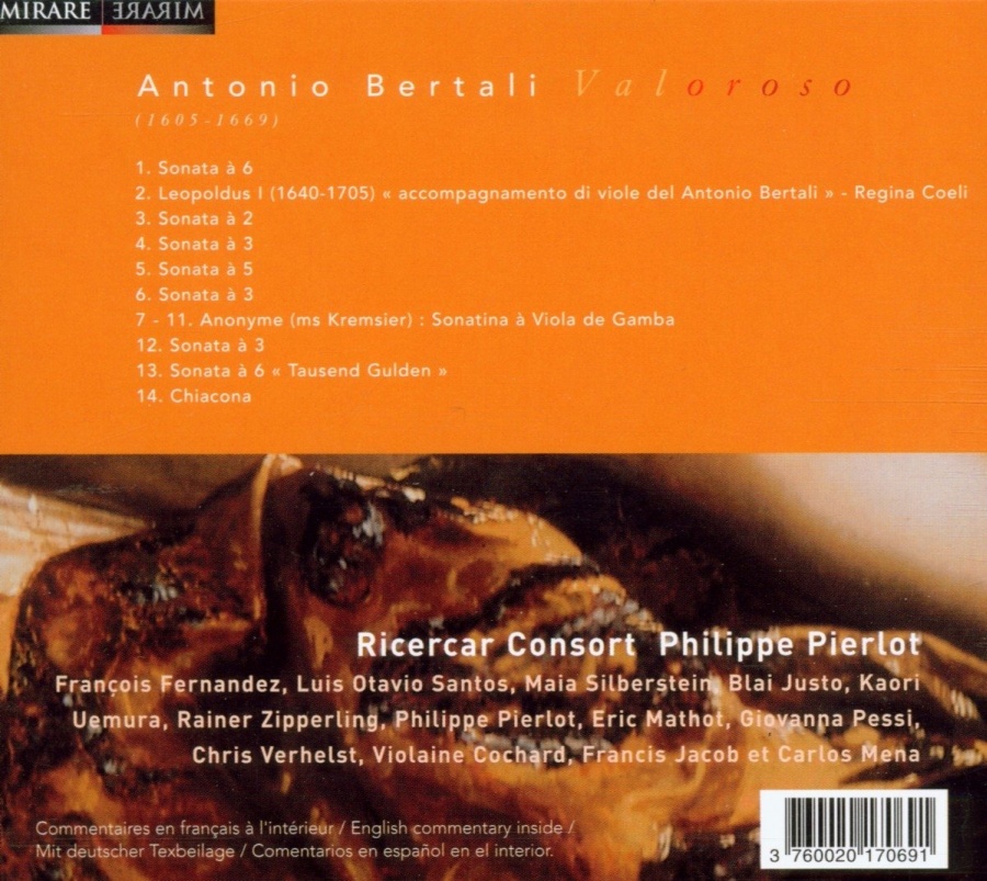 Bertali: Valoroso, Sonatas, Chaconne - slide-1