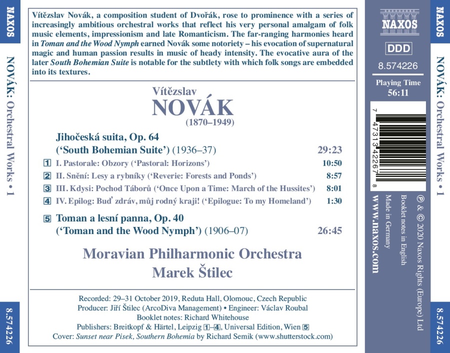 Novak: Orchestral Works Vol. 1 - slide-1
