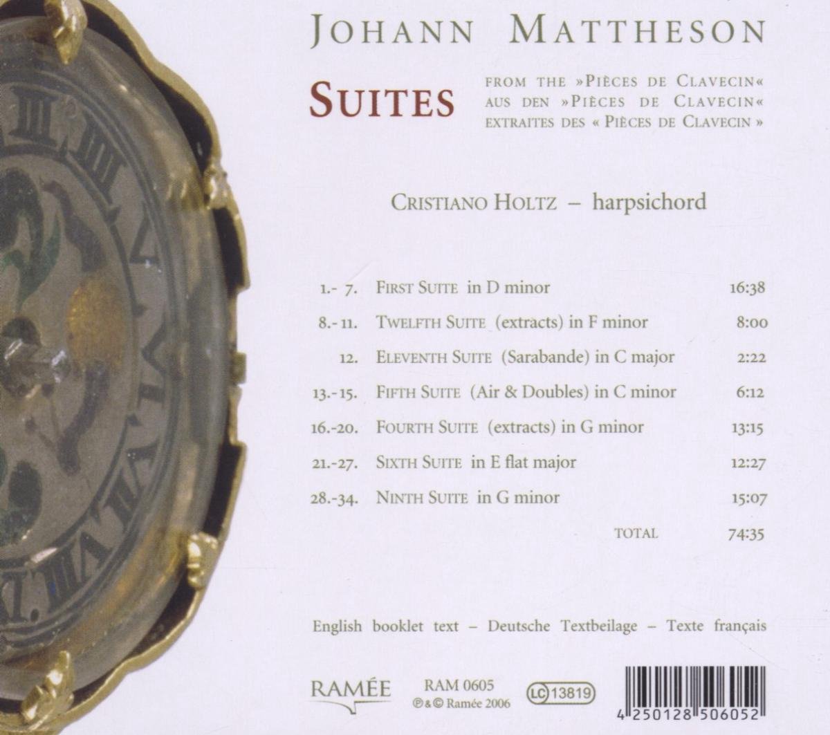 Mattheson: Suites Clavecin - slide-1