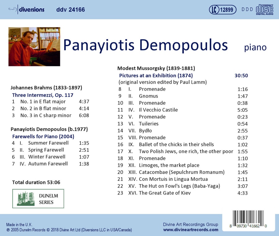 Brahms; Demopoulos; Mussorgsky - slide-1
