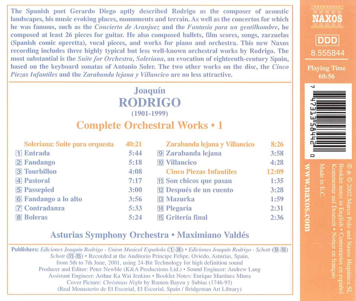 RODRIGO: Complete Orchestral Works 1 - slide-1