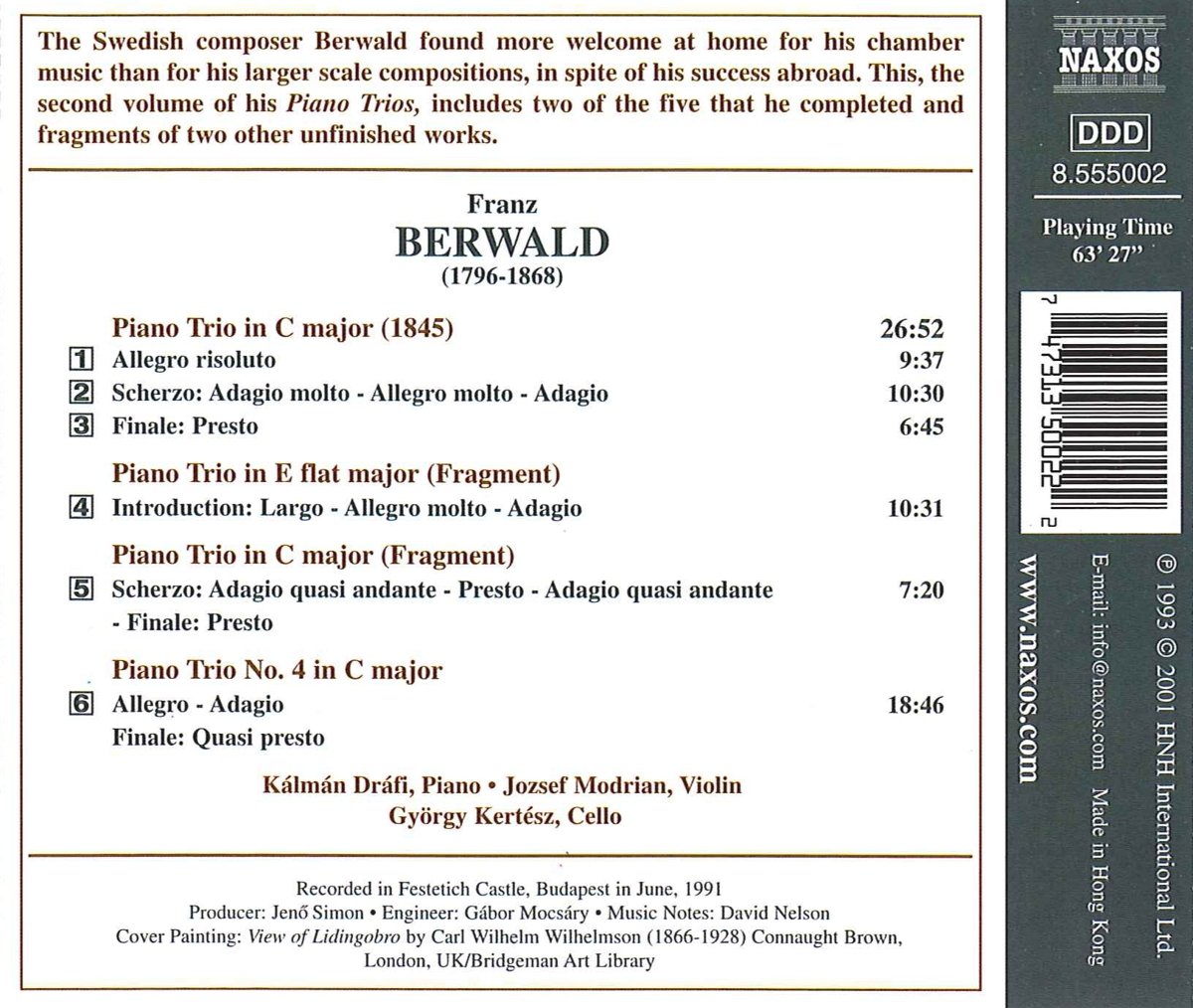 BERWALD: Piano Trios vol. 2 - slide-1