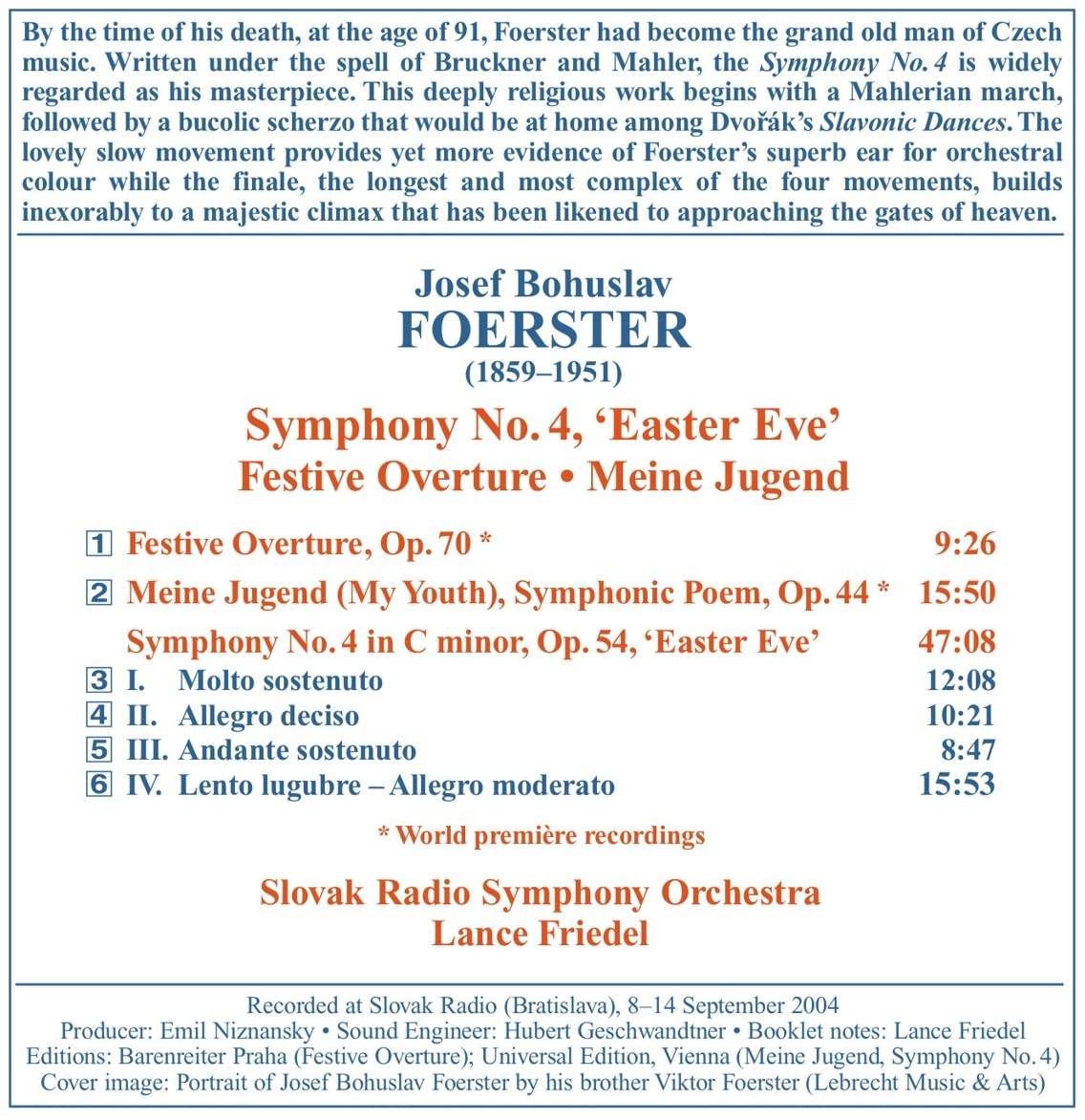 FOERSTER: Symph. No. 4 - slide-1