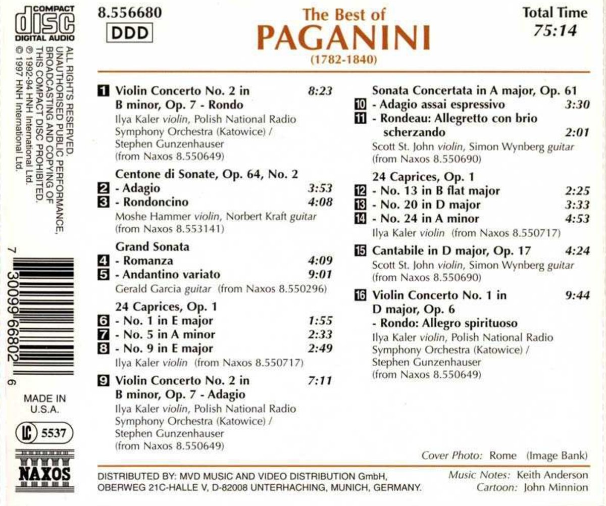 THE BEST OF PAGANINI - slide-1