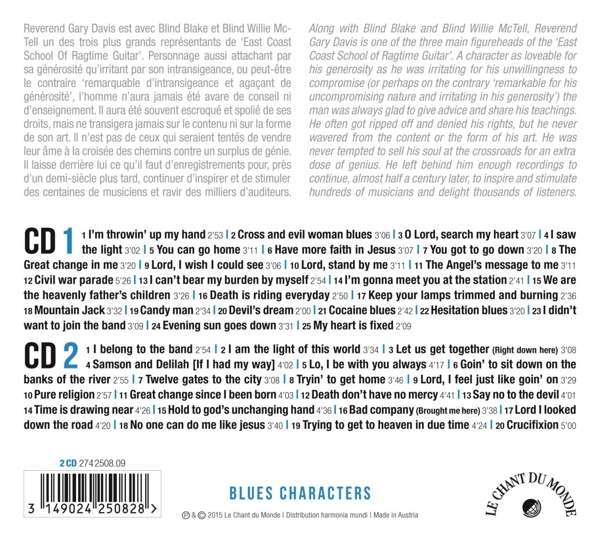 Davis, Reverend Gary: Hesitation Blues; seria Blues Characters - slide-1