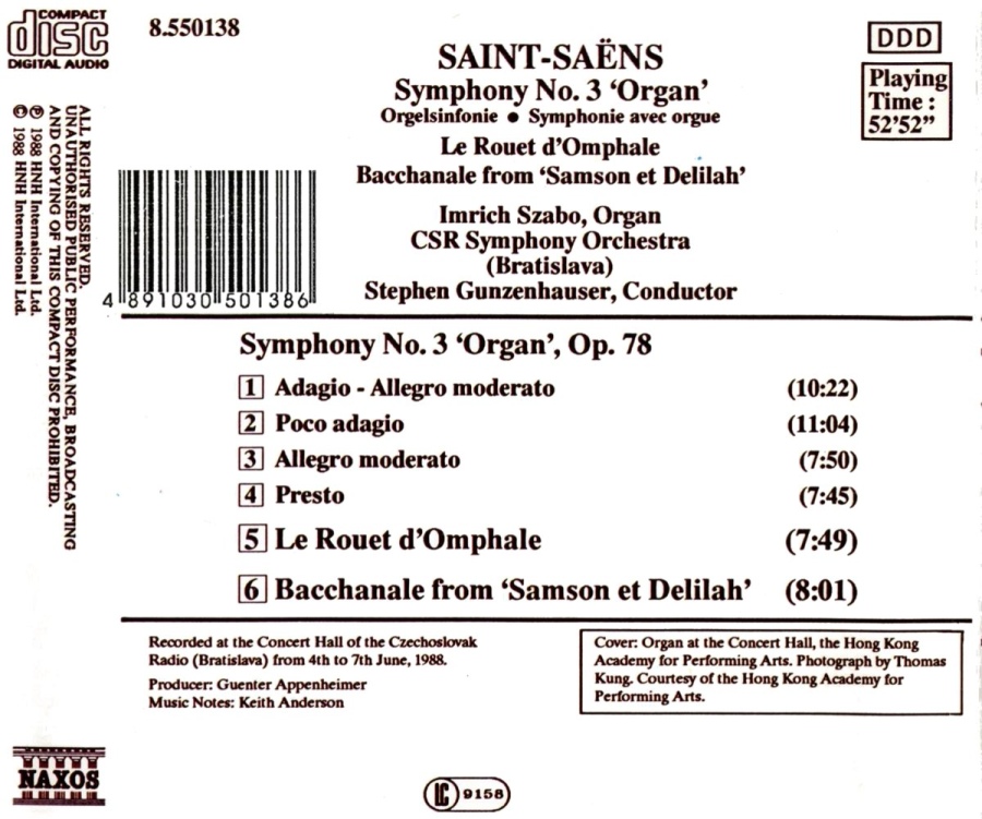 Saint-Saëns: Symphony No. 3 - slide-1