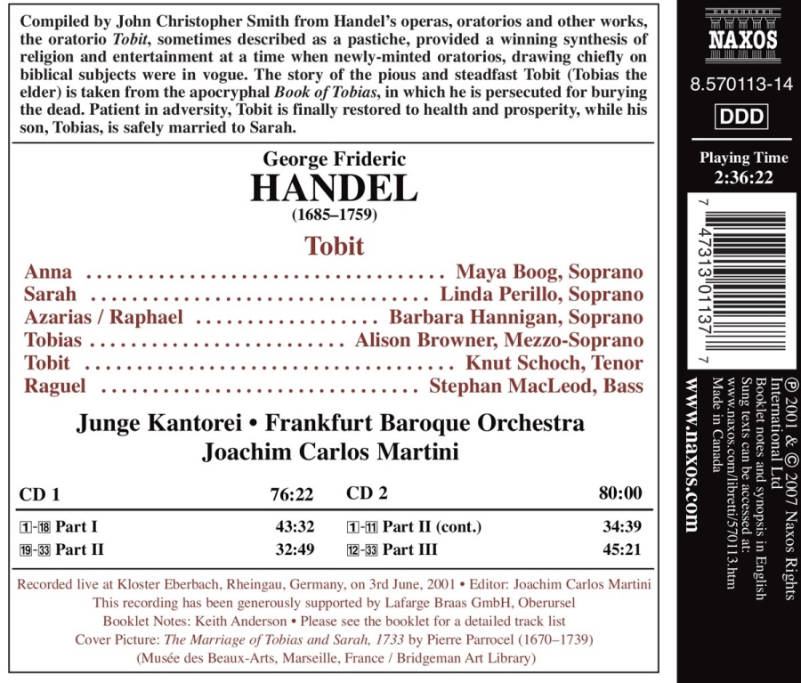 Handel: Tobit – oratorium - slide-1
