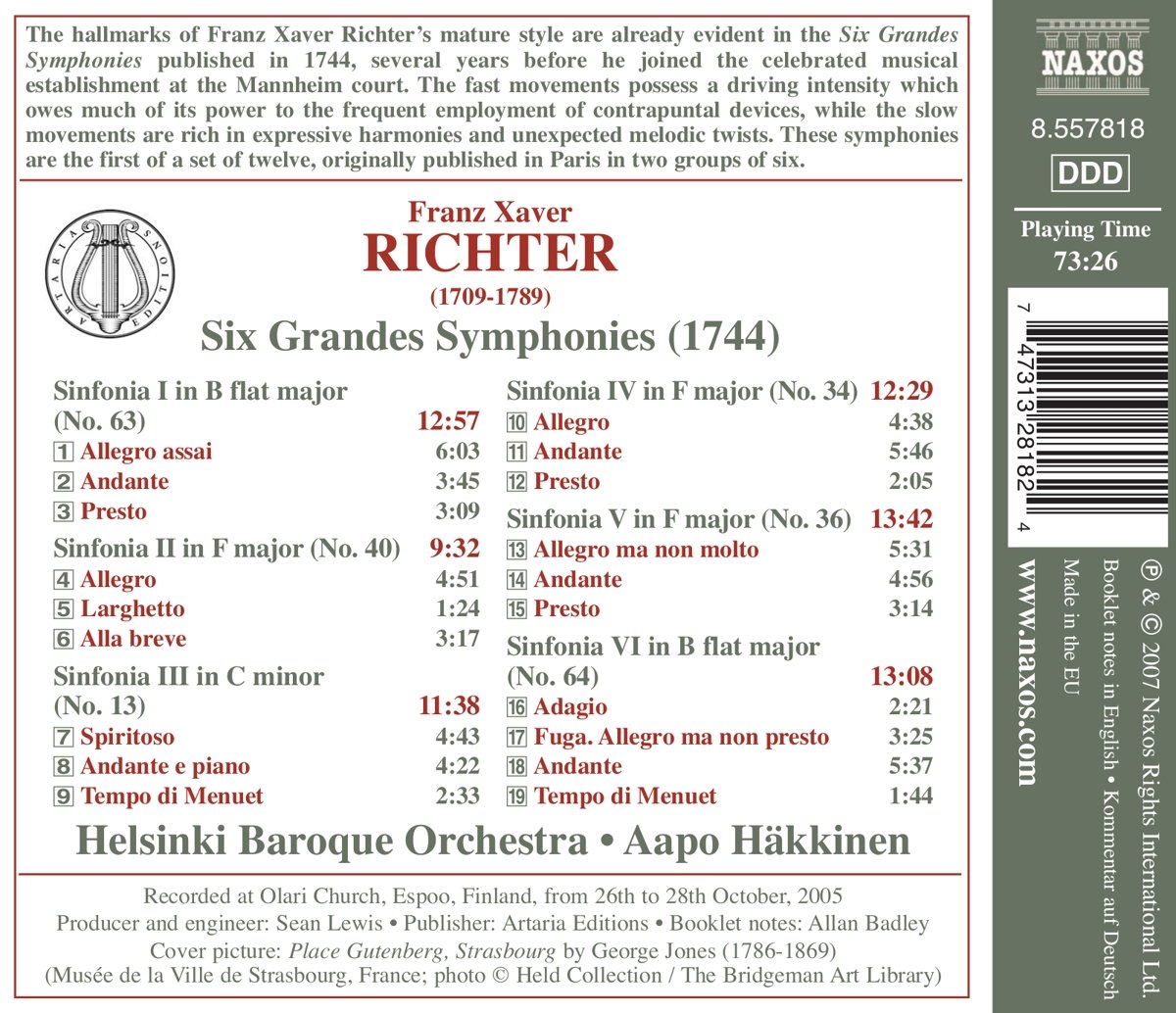Richter: Grandes Symphonies - slide-1
