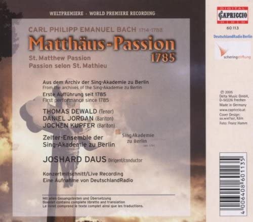 Bach: Matthaus passion BWV 244 ( St Matthew Passion ) - slide-1