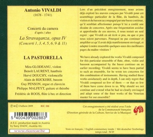 Vivaldi: La Stravaganza - Concerti da camera op. 4 nr 1, 3, 4, 5, 6, 9 & 11, wersja na instrumenty dęte - slide-1