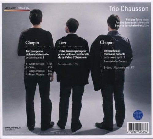 Chopin: Introduction & Polonaise brillante Op.3, Piano Trio Op.8 / Liszt: Tristia - slide-1