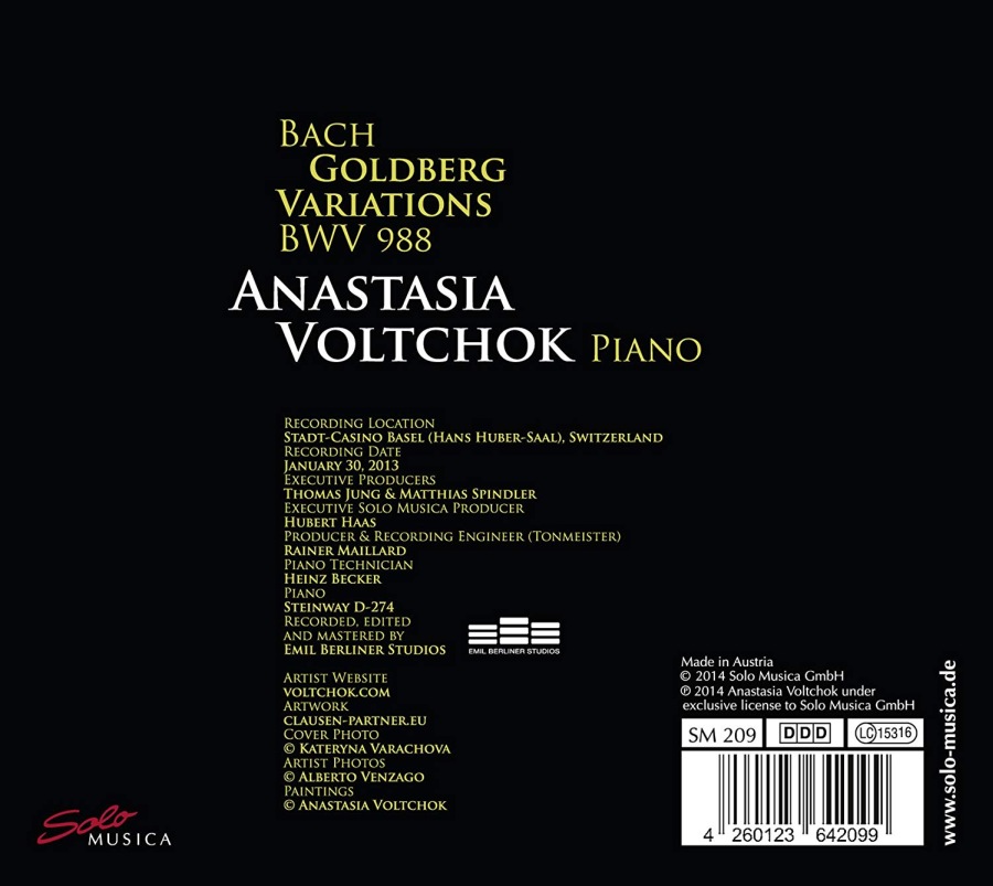 Bach: Goldberg Variations BWV988 - slide-1