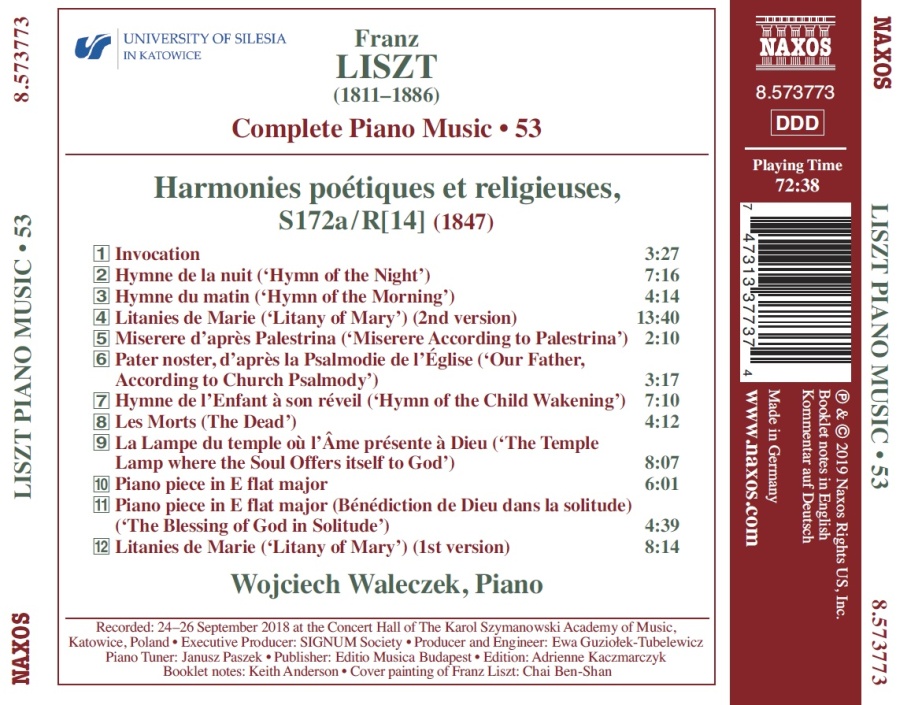 Liszt: Harmonies poétiques et religieuses - slide-1