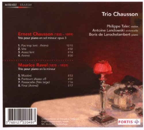 CHAUSSON/RAVEL: Trios avec piano - slide-1