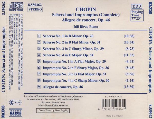 Chopin: Scherzi & Impromptus - slide-1